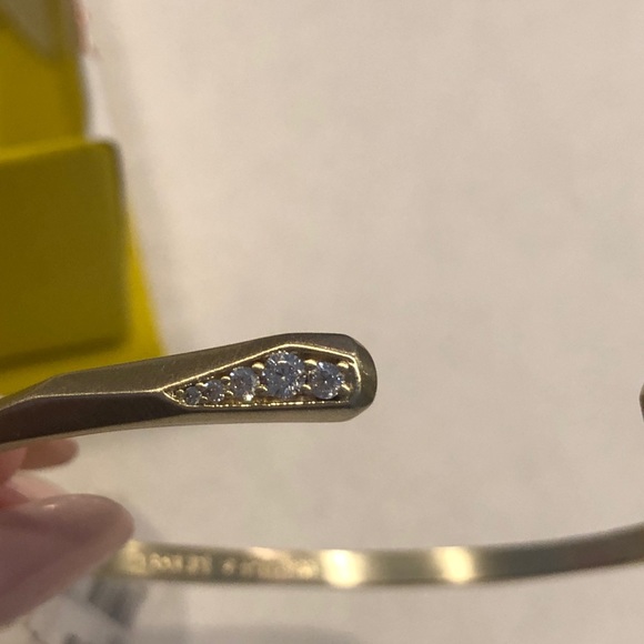 NWT Kendra Scott RARE & RETIRED Ashlee Bracelet Yellow Gold & Iridescent Drusy! - Picture 13 of 16